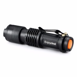 Mini flashlight - super bright - adjustable zoom focus - 2000Lm - CREE Q5 - LEDTorches