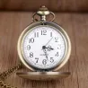 Vintage quartz pocket watch - Russian style - with chainWatches