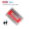 UTHAI T46 - hard disk external case - SATA 5Gbps 2.5 inch - micro B to USB 3.0 - type-A cableHDD case