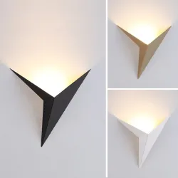 Modern LED wall lamp - triangle design - aluminum - 3W - 220VWall lights
