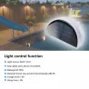 Outdoor wall light - solar lamp - motion sensor - waterproof - 6 LEDSolar lighting