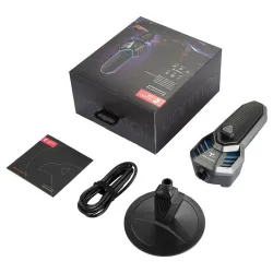 RGB gaming condenser microphone - cardioid - with stand - USBMicrophones