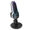 RGB gaming condenser microphone - cardioid - with stand - USBMicrophones