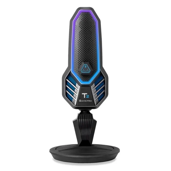 RGB gaming condenser microphone - cardioid - with stand - USBMicrophones