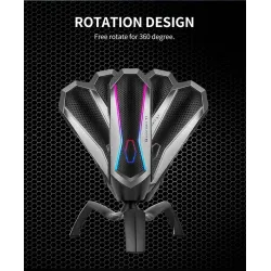 YANMAI T1 Mecha - condenser gaming microphone - cardioid - RGB - USBMicrophones