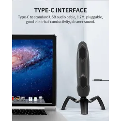 YANMAI T1 Mecha - condenser gaming microphone - cardioid - RGB - USBMicrophones