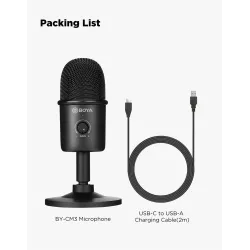 BOYA BY-CM3 - USB condenser microphone - with recordingMicrophones