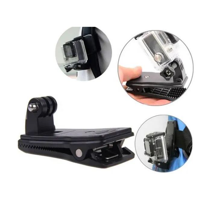 Quick mount clip - 360 degree rotatable - for GoPro CamerasMounts
