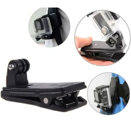 Quick mount clip - 360 degree rotatable - for GoPro CamerasMounts