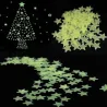 Glow-in-the-dark stars - wall / ceiling stickers - 3cm - 50 piecesDecoration