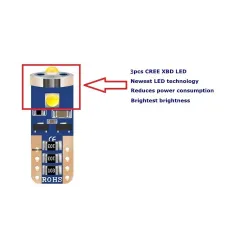T4W BA9S 363 1895 233 - Cree Chip LED - car bulbLED