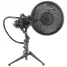 BM8000 - wired recording condenser - microphone - shock mount - stand - 3.5mm plugMicrophones