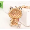 Red crystal Panda - keychainKeyrings
