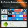 AUN AKEY9S - LED HD projector - Android - Bluetooth - WIFI - 4K - 1080PProjectors