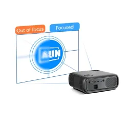 AUN AKEY9S - LED HD projector - Android - Bluetooth - WIFI - 4K - 1080PProjectors