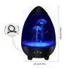 Egg shaped night lamp - RGB - swimming jellyfishLights & lighting