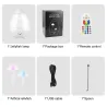 Egg shaped night lamp - RGB - swimming jellyfishLights & lighting