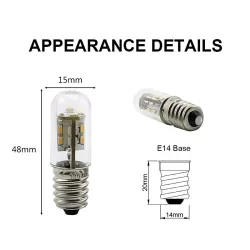 E14 - 12V - 24V - 110V - 220V - 1W - LED bulb - 4 piecesE14