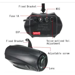 Stage laser lamp - light projector - LED - 64 RGBW - 10WStage & events lighting