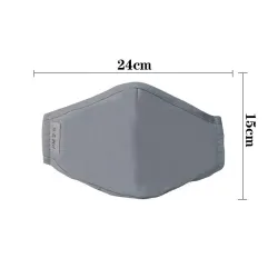 Protective face / mouth mask - with 2 PM25 activated carbon filters - reusableMouth masks