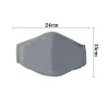 Protective face / mouth mask - with 2 PM25 activated carbon filters - reusableMouth masks