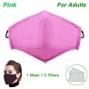 Protective face / mouth mask - with 2 PM25 activated carbon filters - reusableMouth masks
