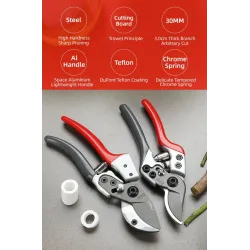 AIRAJ - professional pruning secateur - sharp garden scissorsGarden