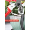 AIRAJ - professional pruning secateur - sharp garden scissorsGarden