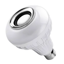 Smart RGB / LED bulb - dimmable - with Bluetooth speaker - remote - E27 - 12WBluetooth speakers