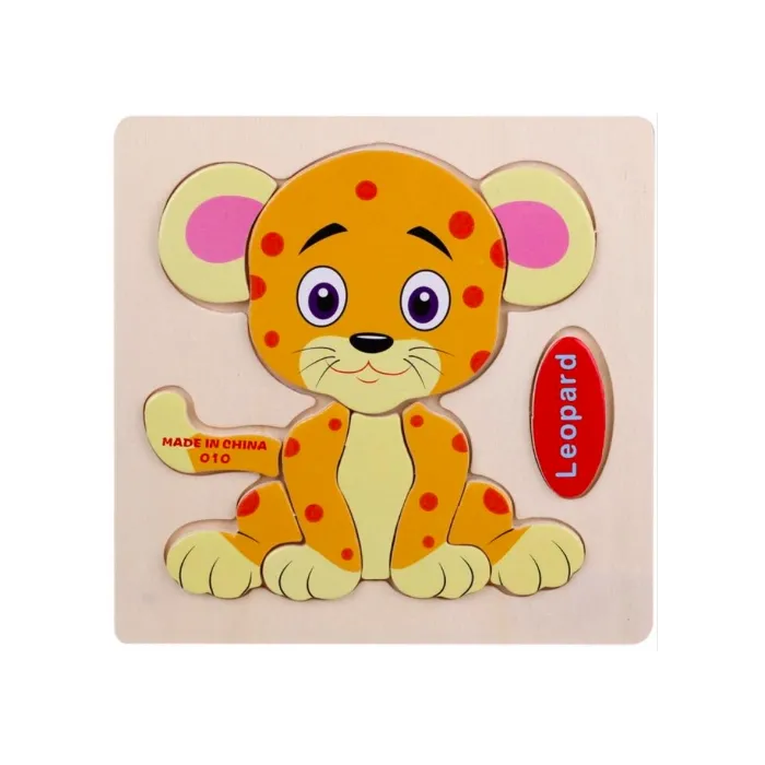 3D wooden puzzle - educational toyEducational