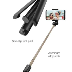 3 in 1 - wireless mini tripod / selfie stick - Bluetooth - for SmartphoneSelfie sticks