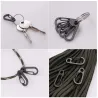 Mini carabiner - clip - hook - keychain - for bottles / keys - 5 piecesSurvival tools