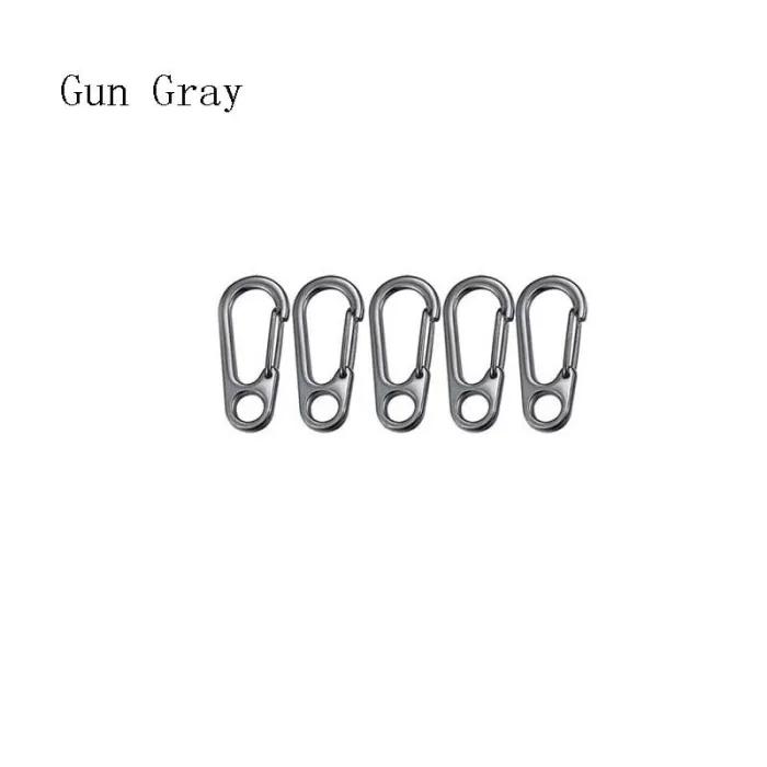 Mini carabiner - clip - hook - keychain - for bottles / keys - 5 piecesSurvival tools