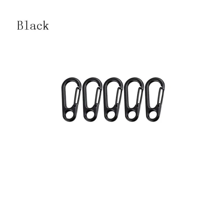 Mini carabiner - clip - hook - keychain - for bottles / keys - 5 piecesSurvival tools