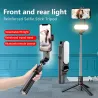 L15 - selfie stick - foldable mini tripod - with fill light - Bluetooth - remote shutterSelfie sticks