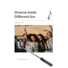 L15 - selfie stick - foldable mini tripod - with fill light - Bluetooth - remote shutterSelfie sticks