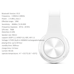 Wireless / Bluetooth headphones - headset - built-in microphoneEar- & Headphones