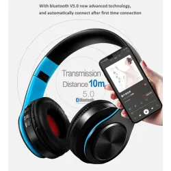 Wireless / Bluetooth headphones - headset - built-in microphoneEar- & Headphones