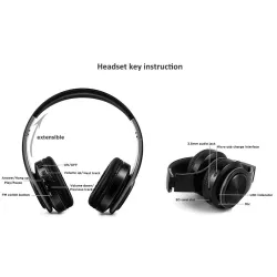 Wireless / Bluetooth headphones - headset - built-in microphoneEar- & Headphones