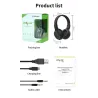 Zealot B570 - Bluetooth headphones - headset - LCD display - micro-SD slot - microphone - noise reductionHeadsets