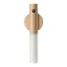 LED wooden wall light - infrared / night sensor - wireless - USB chargingWall lights