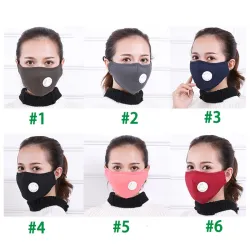 Protective face / mouth face mask - PM25 activated carbon filter - air valveMouth masks