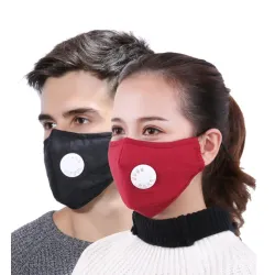 Protective face / mouth face mask - PM25 activated carbon filter - air valveMouth masks
