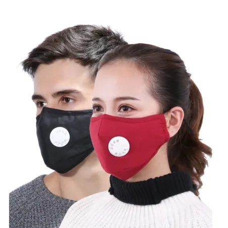 Protective face / mouth face mask - PM25 activated carbon filter - air valveMouth masks