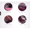 Plaid cashmere shawl - triangle shapeScarves