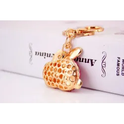 Crystal rabbit - keychainKeyrings