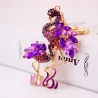 Crystal flamingo - keychainKeyrings