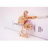 Crystal flamingo - keychainKeyrings