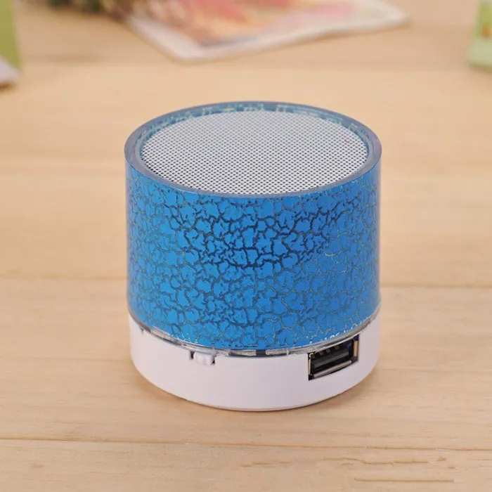 Mini Bluetooth speaker - LED - TF card - cracked designBluetooth speakers