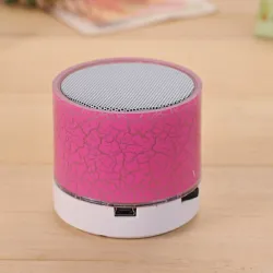 Mini Bluetooth speaker - LED - TF card - cracked designBluetooth speakers